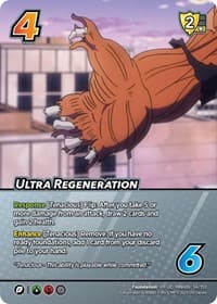 Ultra Regeneration (XR) - UniVersus: My Hero Academia: Jet Burn - UniVersus card