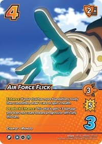 Air Force Flick (XR) - UniVersus: My Hero Academia: Jet Burn - UniVersus card