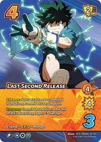 Last Second Release (XR) - UniVersus: My Hero Academia: Jet Burn - UniVersus card