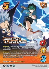 Shoot Style: St. Louis Smash (XR) - UniVersus: My Hero Academia: Jet Burn - UniVersus card