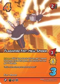 Flashfire Fist: Hell Spider (XR) - UniVersus: My Hero Academia: Jet Burn - UniVersus card
