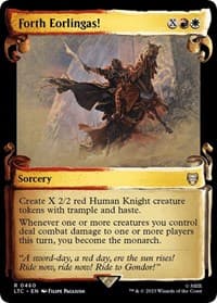 Forth Eorlingas! (Showcase Scrolls) - Commander: The Lord of the Rings: Tales of Middle-earth - Magic: The Gathering card