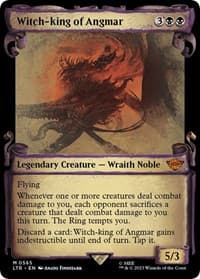 Witch-king of Angmar (Showcase Scrolls) - Universes Beyond: The Lord of the Rings: Tales of Middle-earth - Magic: The Gathering card