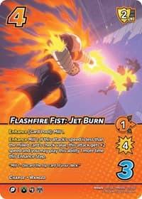 Flashfire Fist: Jet Burn (XR) - UniVersus: My Hero Academia: Jet Burn - UniVersus card