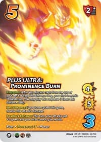PLUS ULTRA: Prominence Burn (XR) - UniVersus: My Hero Academia: Jet Burn - UniVersus card