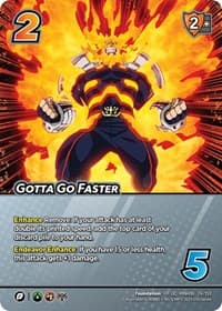 Gotta Go Faster (XR) - UniVersus: My Hero Academia: Jet Burn - UniVersus card