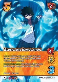 Blueflame Immolation (XR) - UniVersus: My Hero Academia: Jet Burn - UniVersus card