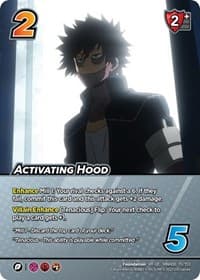 Activating Hood (XR) - UniVersus: My Hero Academia: Jet Burn - UniVersus card
