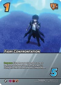 Fiery Confrontation (XR) - UniVersus: My Hero Academia: Jet Burn - UniVersus card
