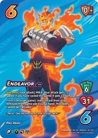 Endeavor (XR) - UniVersus: My Hero Academia: Jet Burn - UniVersus card