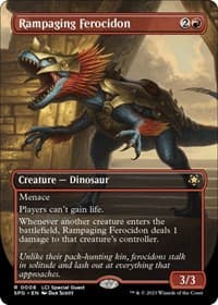 Rampaging Ferocidon (Borderless) - Special Guests - Magic: The Gathering card