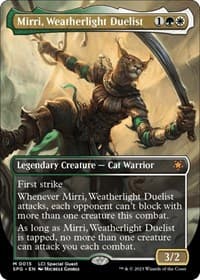 Mirri, Weatherlight Duelist (Borderless) - Special Guests - Magic: The Gathering card