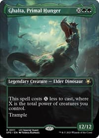 Ghalta, Primal Hunger (Borderless) - Special Guests - Magic: The Gathering card
