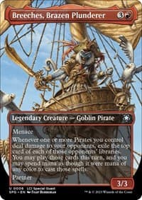 Breeches, Brazen Plunderer (Borderless) - Special Guests - Magic: The Gathering card
