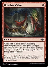 Dreadmaw's Ire - The Lost Caverns of Ixalan - Magic: The Gathering card