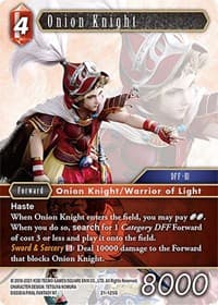 Onion Knight - Beyond Destiny - Final Fantasy TCG card