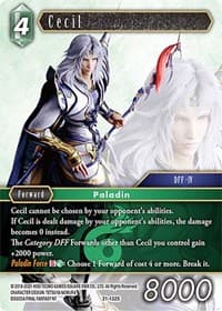 Cecil - Beyond Destiny - Final Fantasy TCG card