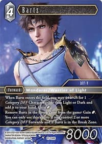 Bartz - Beyond Destiny - Final Fantasy TCG card