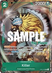 Killer (CS 2023 Top Players Pack) - One Piece Promotion Cards - One Piece Card Game card