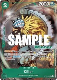 Killer (CS 2023 Top Players Pack) [Winner] - One Piece Promotion Cards - One Piece Card Game card