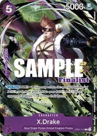 X.Drake (CS 2023 Top Players Pack) [Finalist] - One Piece Promotion Cards - One Piece Card Game card