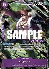 X.Drake (CS 2023 Top Players Pack) [Winner] - One Piece Promotion Cards - One Piece Card Game card