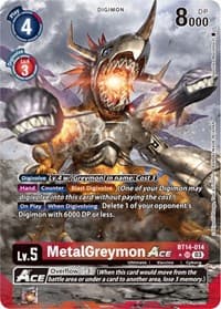 MetalGreymon ACE (Alternate Art) - Blast Ace - Digimon Card Game card