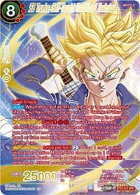 SS Trunks, Self-Taught Traditional Technique (SPR) - Perfect Combination - Dragon Ball Super: Masters card
