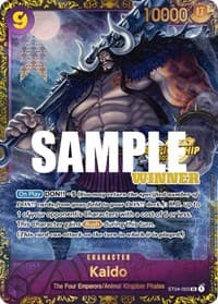 Kaido (CS 2023 Trophy Card) [Winner] - One Piece Promotion Cards - One Piece Card Game card