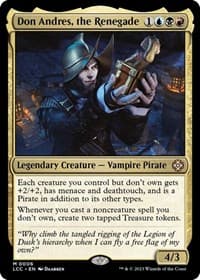 Don Andres, the Renegade - Commander: The Lost Caverns of Ixalan - Magic: The Gathering card