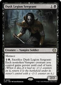 Dusk Legion Sergeant - Commander: The Lost Caverns of Ixalan - Magic: The Gathering card