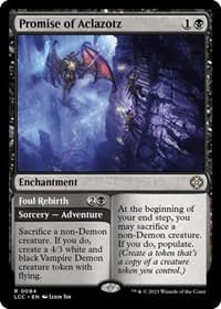 Promise of Aclazotz - Commander: The Lost Caverns of Ixalan - Magic: The Gathering card