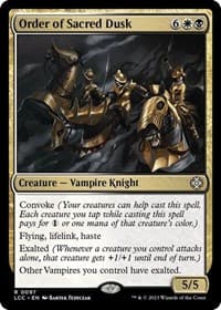 Order of Sacred Dusk - Commander: The Lost Caverns of Ixalan - Magic: The Gathering card