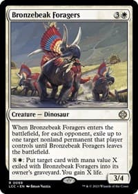 Bronzebeak Foragers - Commander: The Lost Caverns of Ixalan - Magic: The Gathering card