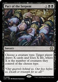 Pact of the Serpent - Commander: The Lost Caverns of Ixalan - Magic: The Gathering card