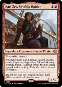 Kari Zev, Skyship Raider - Commander: The Lost Caverns of Ixalan - Magic: The Gathering card