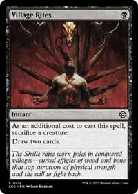 Village Rites - Commander: The Lost Caverns of Ixalan - Magic: The Gathering card