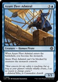 Azure Fleet Admiral - Commander: The Lost Caverns of Ixalan - Magic: The Gathering card