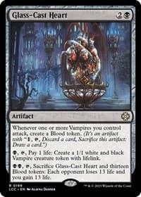 Glass-Cast Heart - Commander: The Lost Caverns of Ixalan - Magic: The Gathering card