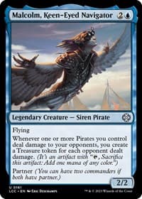 Malcolm, Keen-Eyed Navigator - Commander: The Lost Caverns of Ixalan - Magic: The Gathering card