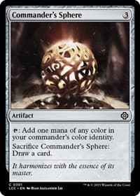 Commander's Sphere - Commander: The Lost Caverns of Ixalan - Magic: The Gathering card