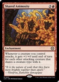 Shared Animosity - Commander: The Lost Caverns of Ixalan - Magic: The Gathering card