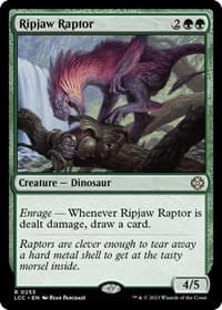 Ripjaw Raptor - Commander: The Lost Caverns of Ixalan - Magic: The Gathering card
