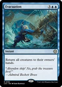 Evacuation - Commander: The Lost Caverns of Ixalan - Magic: The Gathering card
