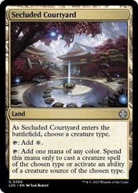 Secluded Courtyard - Commander: The Lost Caverns of Ixalan - Magic: The Gathering card