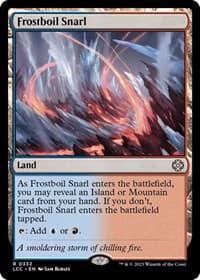 Frostboil Snarl - Commander: The Lost Caverns of Ixalan - Magic: The Gathering card
