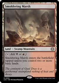 Smoldering Marsh - Commander: The Lost Caverns of Ixalan - Magic: The Gathering card