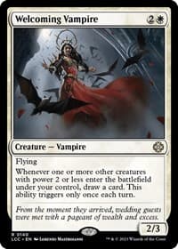 Welcoming Vampire - Commander: The Lost Caverns of Ixalan - Magic: The Gathering card
