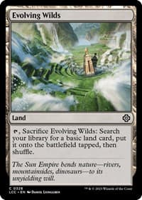 Evolving Wilds - Commander: The Lost Caverns of Ixalan - Magic: The Gathering card