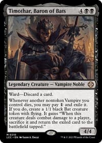 Timothar, Baron of Bats - Commander: The Lost Caverns of Ixalan - Magic: The Gathering card